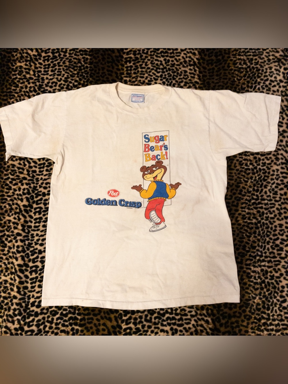 Vintage 90s ‘Sugar Bear's Back’ Golden Crisp Cereal T-Shirt Unisex